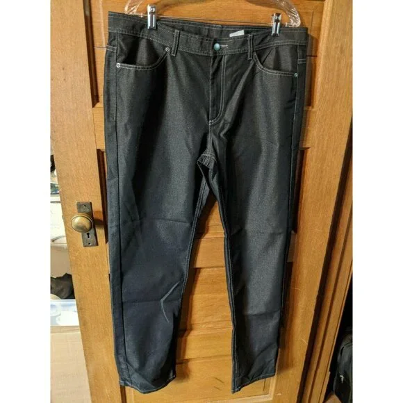 McDonalds Brand MC211 Mens 36R 38x33" (31") Work Pants Jeans Black - Picture 1 of 7